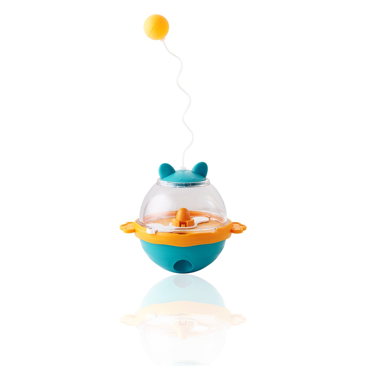 Guardians Tumbler Pet Toy Cat Leaky Food Toy Interactive Dog Cat Toy Pets Gym From House Lake blue