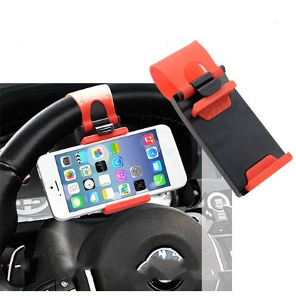 Car Phone Holder Steering Wheel Support Car Steering Wheel Mobile Phone Holder Vehicle dealsniper-net