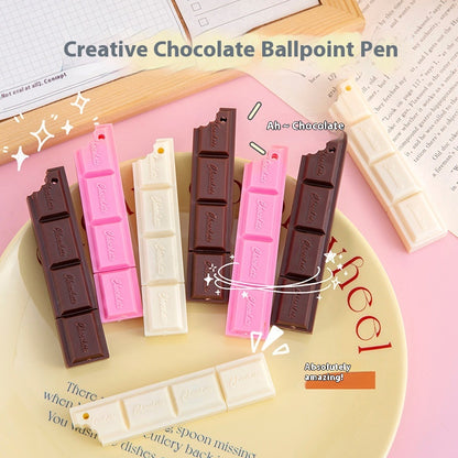Creative Chocolate Ballpoint Pen Cartoon Gadgets dealsniper-net