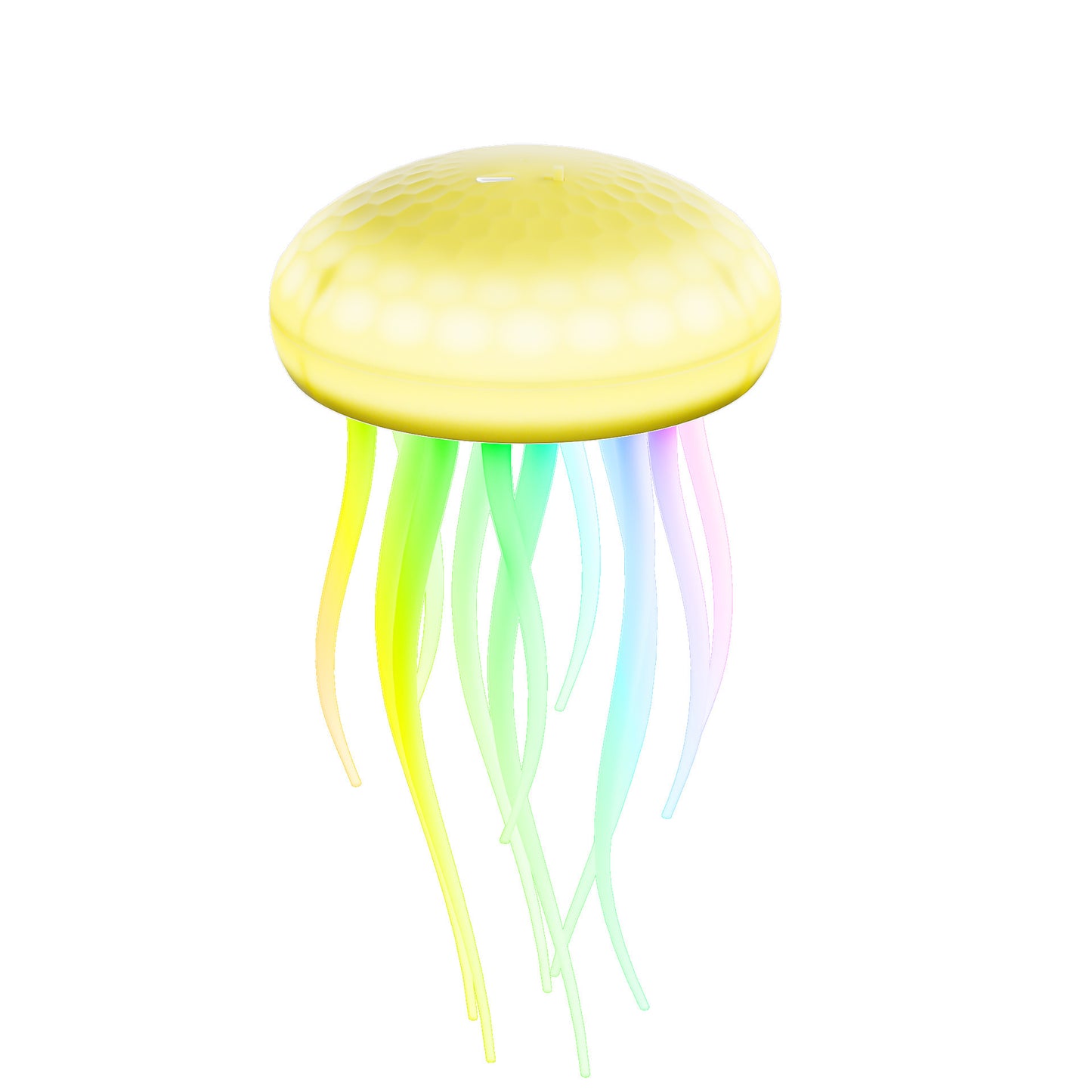 Voice-controlled Swimming Jellyfish Lamp Induction Light Home Decor dealsniper-net Voice Control Not Included Lemon Yellow