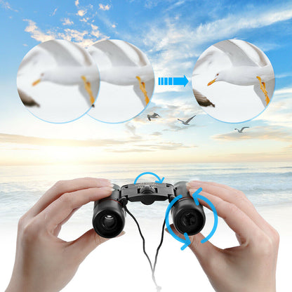 Binoculars 30x60 Zoom Travel Compact Folding Telescope Hunting Outdoor DealSniper.net