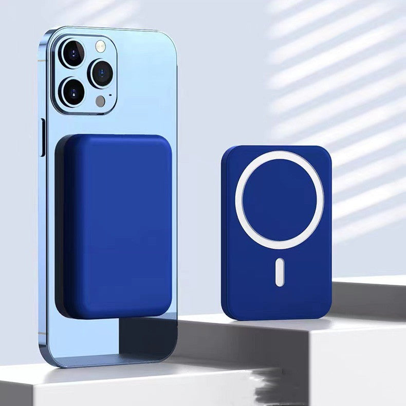 Home Fashion Simple Magnetic Suction Wireless Charging Treasure Gadgets DealSniper.net Royal Power Bank Only 10000mah