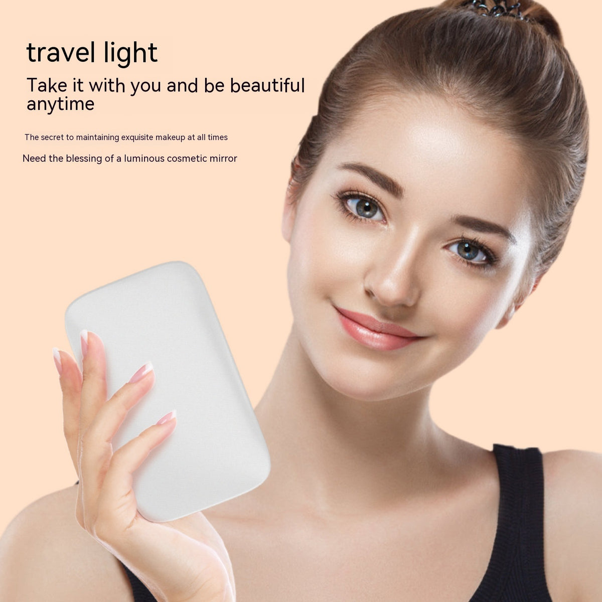 Portable Led Make-up Mirror Luminous Mirror Double-sided Beauty DealSniper.net