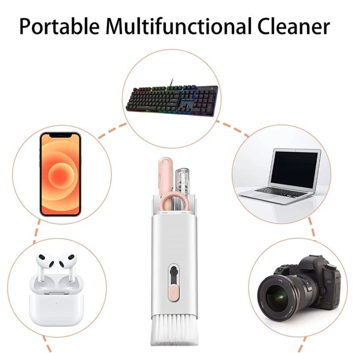 7 In 1 Computer Keyboard Cleaner Brush Kit Electronics dealsniper-net