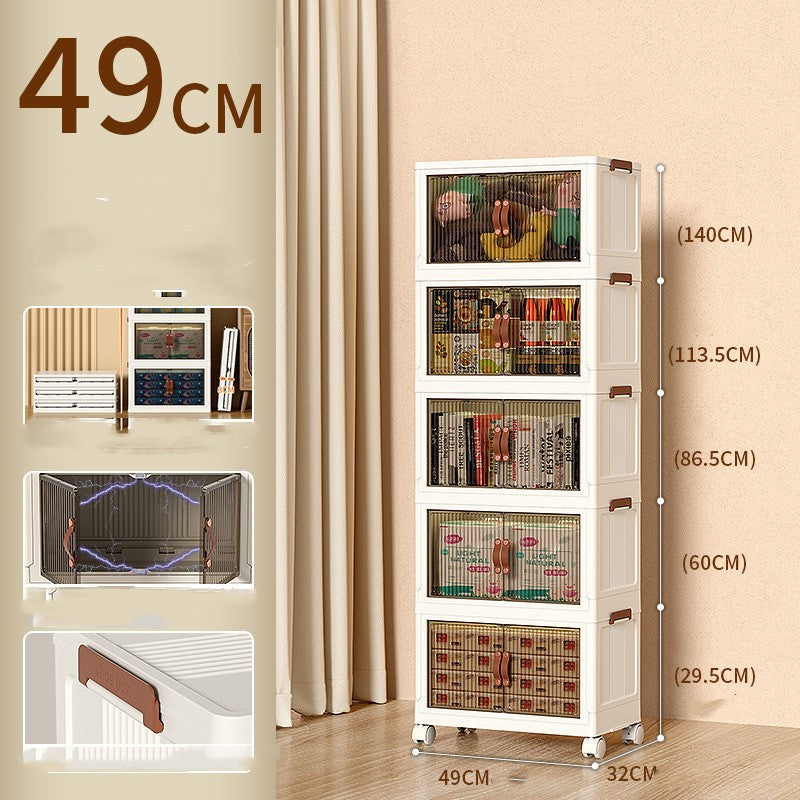 Oversized Storage Box Household Clothing Organizer House dealsniper-net Face width49cm Fifth floor