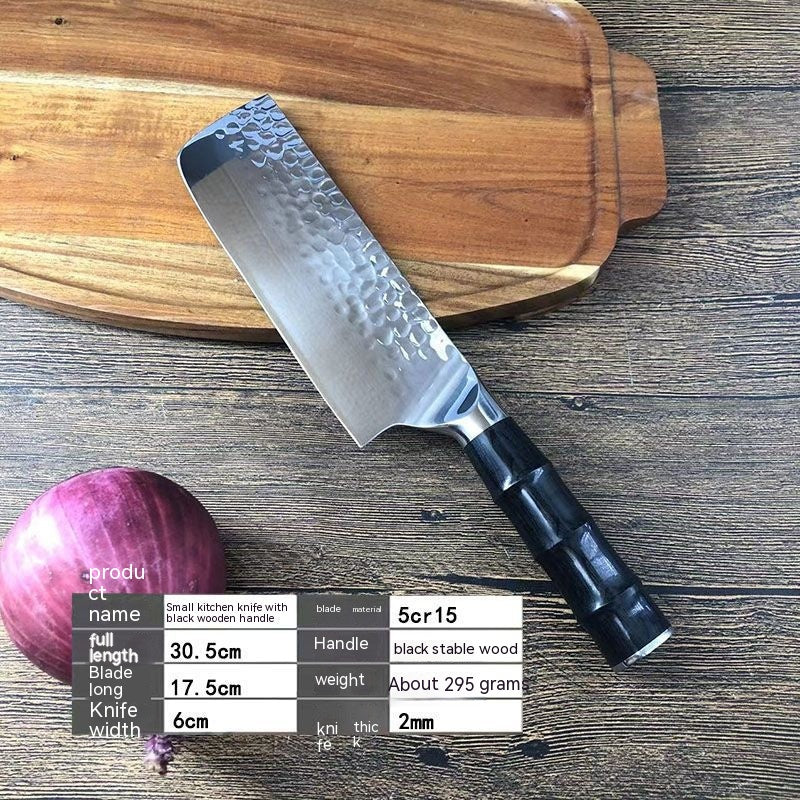 German Household Small Kitchen Knife Kitchen dealsniper-net Black Color