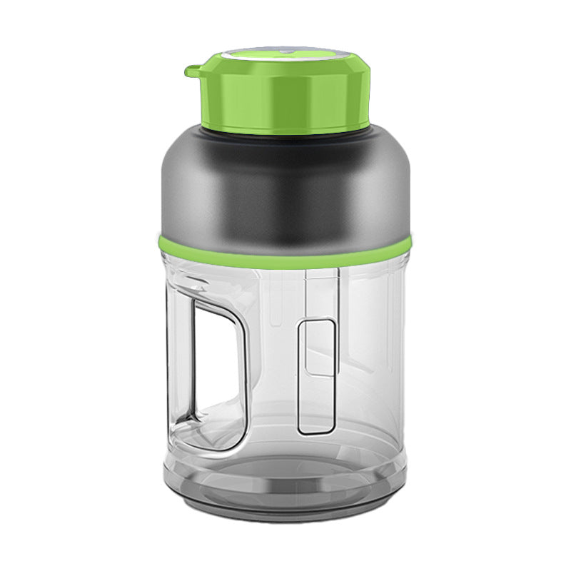 1500ml Portable Blender Cup Fruit Mixers Fruit Extractors Handheld Outdoor DealSniper.net Tender grass green USB