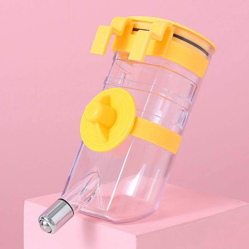 No Drip Dog Kennel Water Bottle Dispenser For Crate Pets Gym From House Yellow