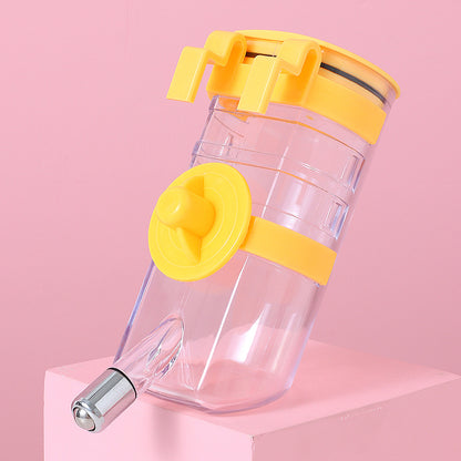 No Drip Dog Kennel Water Bottle Dispenser For Crate Pets Gym From House Yellow
