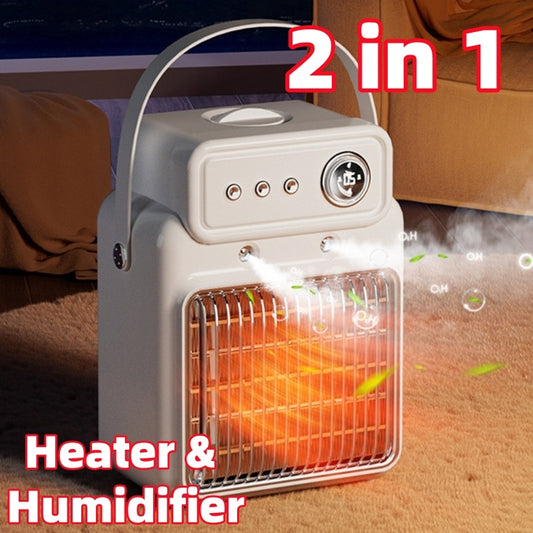 1200W 2 In 1 Efficient Room Heater Humidifying Table Heater Gadgets dealsniper-net