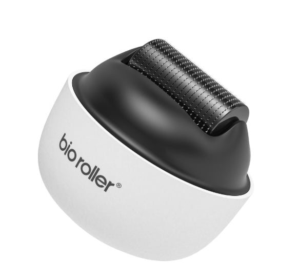 Men's Portable Hair Growth Beard Roller Microneedles Men dealsniper-net 1.5mm G4 White