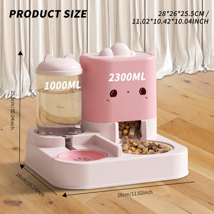 1 Piece Cartoon Cloud Cat Ear Feeding And Water Feeding Pets dealsniper-net