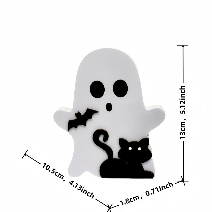 Holiday Party Creative Ghost Halloween Home Flowerpot Decoration Holidays DealSniper.net Black Cat Ghost