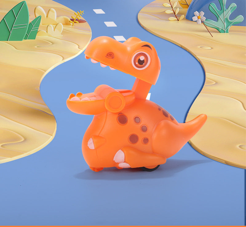 Boys And Girls Toys Gift Press Aerospace Warrior Inertia Kids dealsniper-net Press Dinosaur Orange
