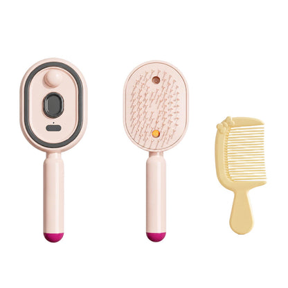 Electric Spray Airbag Beige Massage Brush Yellow Hairbrush Set Beauty DealSniper.net Pink and yellow 2pcs