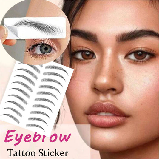 Water-based Hair-liked Authentic Eyebrow Tattoo Sticker Beauty Gym From House