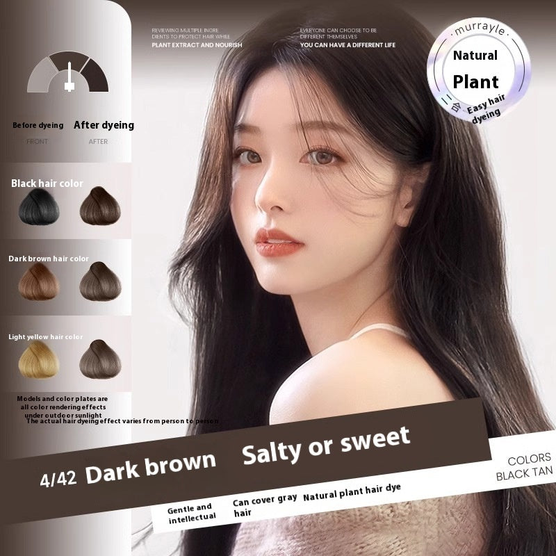 Intelligent Easy To Comb And Dye Plant Formula Beauty DealSniper.net Dark Brown 410ML