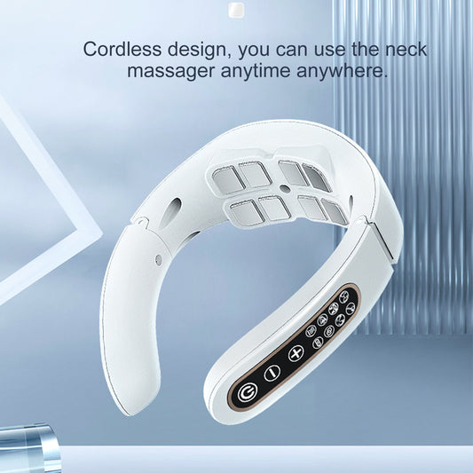 Home Fashion Smart Hot Compress Shoulder Neck Massager Health Gym From House