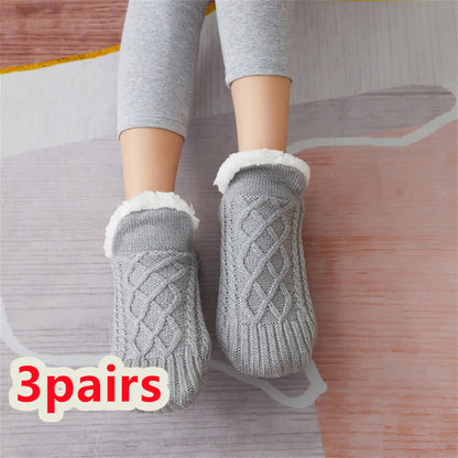 Winter Woolen Socks Women Thicken Warm Home Bedroom Socks Women dealsniper-net