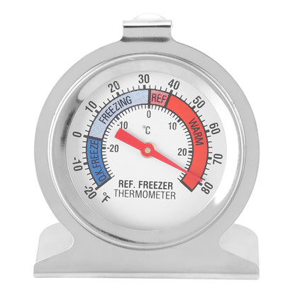 Stainless Steel Large Dial Freezer Refrigerator Thermometer Kitchen dealsniper-net