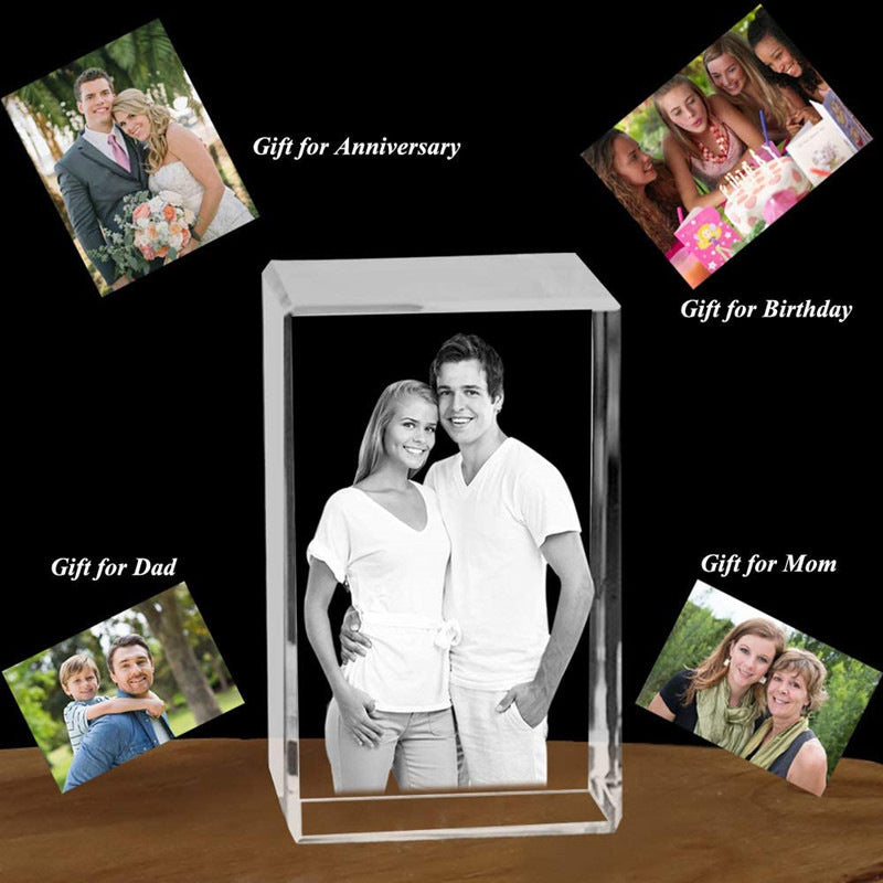 Personalized Plane Photo Crystal Laser Engraving