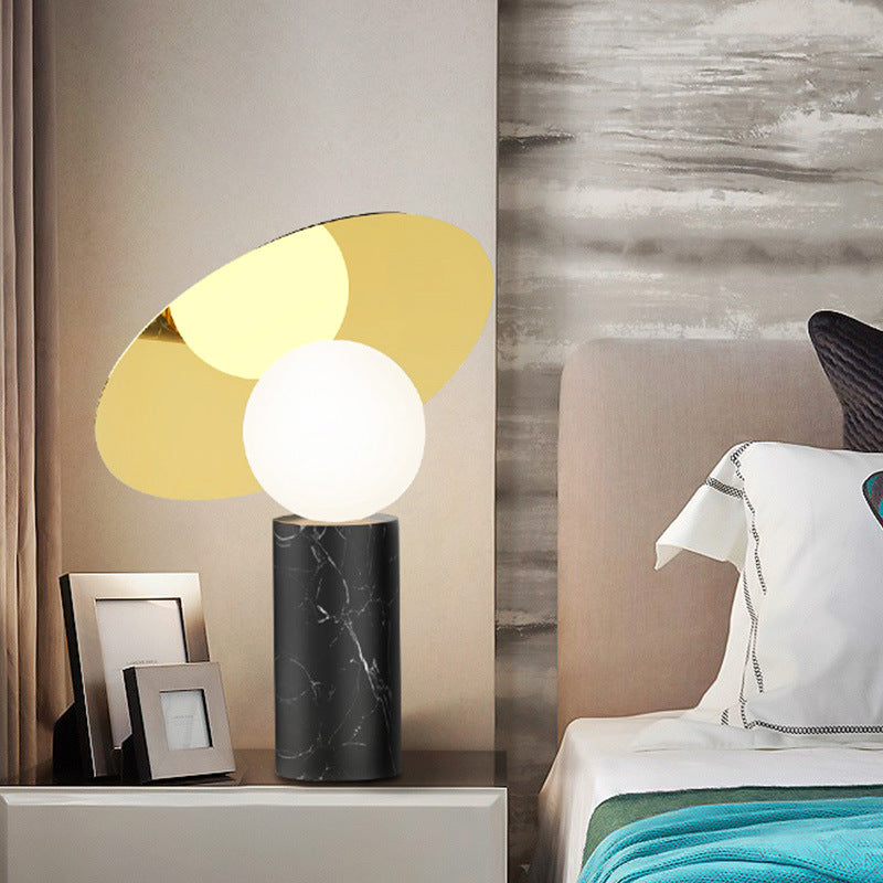 Art Table Lamp Designer Bedroom Bedside Marble Decoration Home Decor DealSniper.net