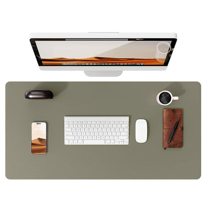 Leather Oversized Computer Office Keyboard Desk Mouse Pad Electronics DealSniper.net 60X35cm Gray