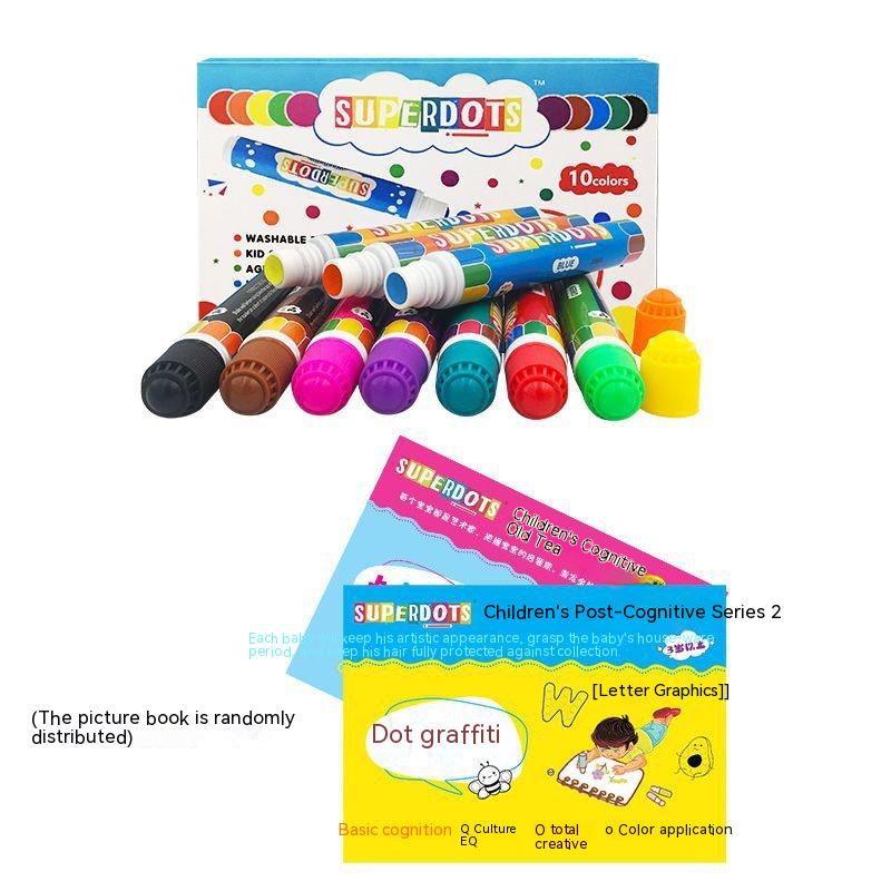 Children's Graffiti Painting Stationery Coloring Early Education Gift Box