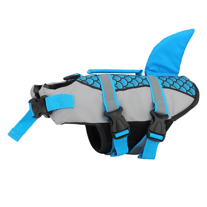 Swim Pet Dog Life Jacket Vest Clothes Life Vest Collar Harness Pets dealsniper-net Blue 2XL