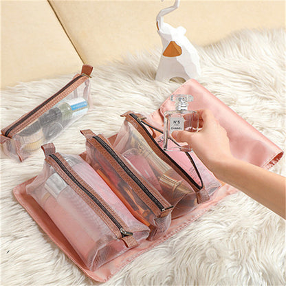 4 Pieces In 1 Cosmetic Bag For Women