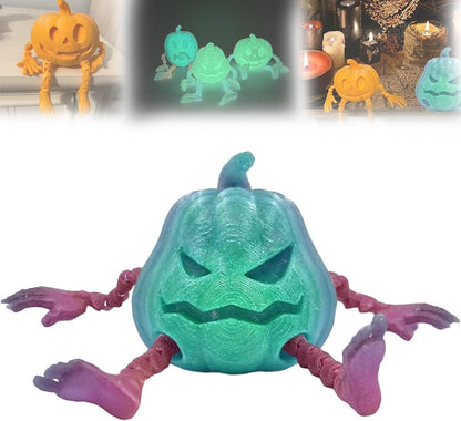 Halloween 3D Printing Pumpkin Decorations Ornaments Holidays DealSniper.net Luminous Rainbow 2Style
