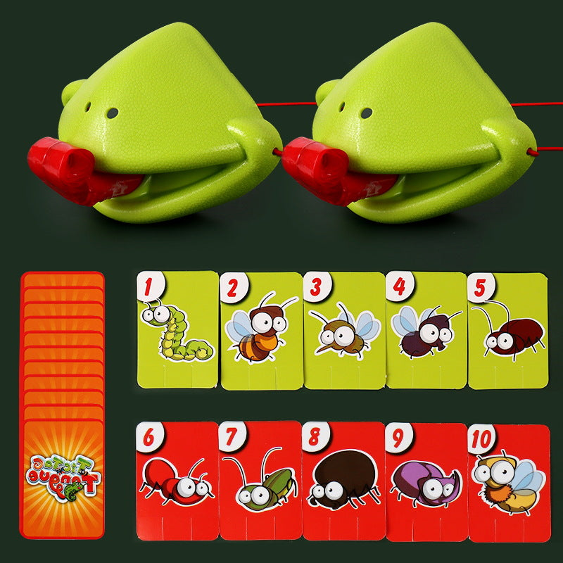 Chameleon Lizard Mask Wagging Tongue Lick Cards Board Game Deals DealSniper.net Opp bag greedy dragon