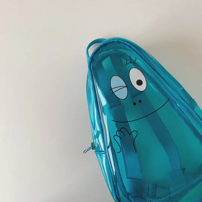 Children's Backpack Pvc Jelly Bag Kids dealsniper-net Blue