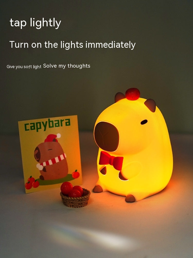 Cute Capabala Small Night Lamp Decoration For Girls