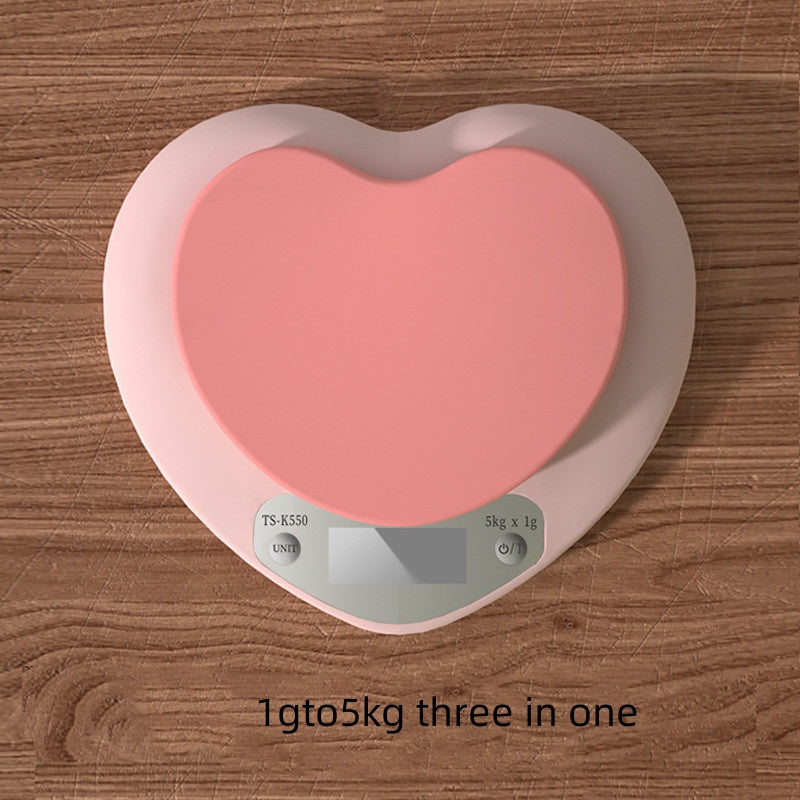New Fashion Personalized Kitchen Electronic Scale Kitchen Gym From House 1gto5kg three in one USB
