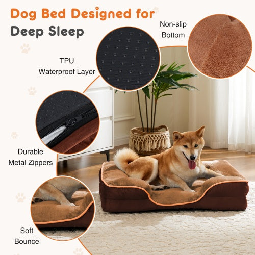 Memory Foam Pet Bed For Small Dogs And Cats