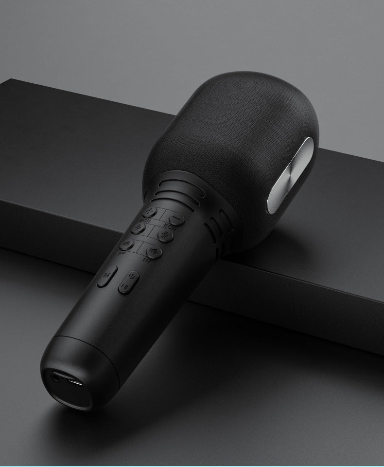 Wireless Karaoke Handheld Microphone With Speaker Electronics DealSniper.net Black USB