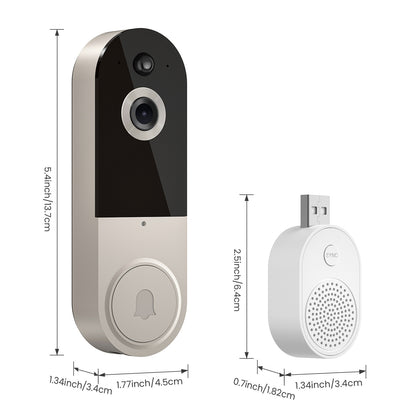 M50 Intelligent Visual Doorbell Wireless Camera House DealSniper.net T50 beige USB