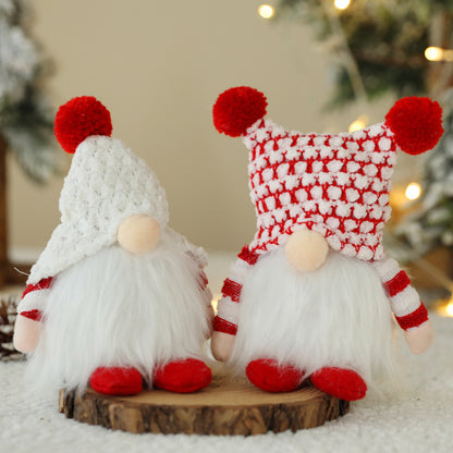 New Christmas Faceless Doll With Lights Holidays Gym From House