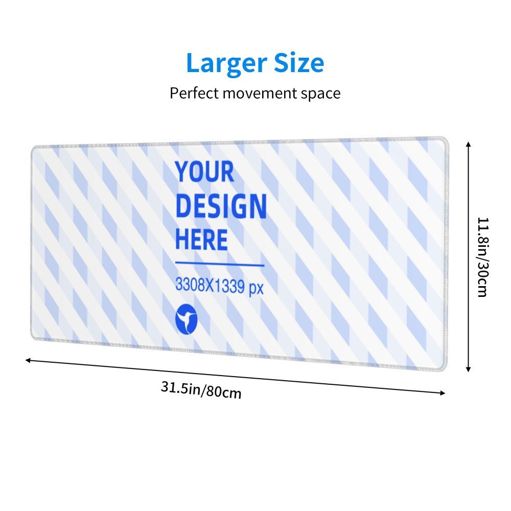 12x31.5in Horizontal Oversized Rubber Keyboard Pad Electronics DealSniper.net