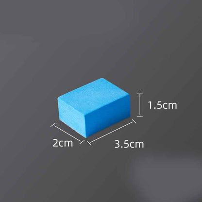 Mini Portable Dirt Removal From Dead Ends Diamond Mirror Sponge Kitchen dealsniper-net Blue