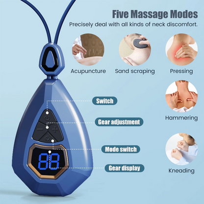 Smart Neck Massager Heating EMS Pulse Neck Massage