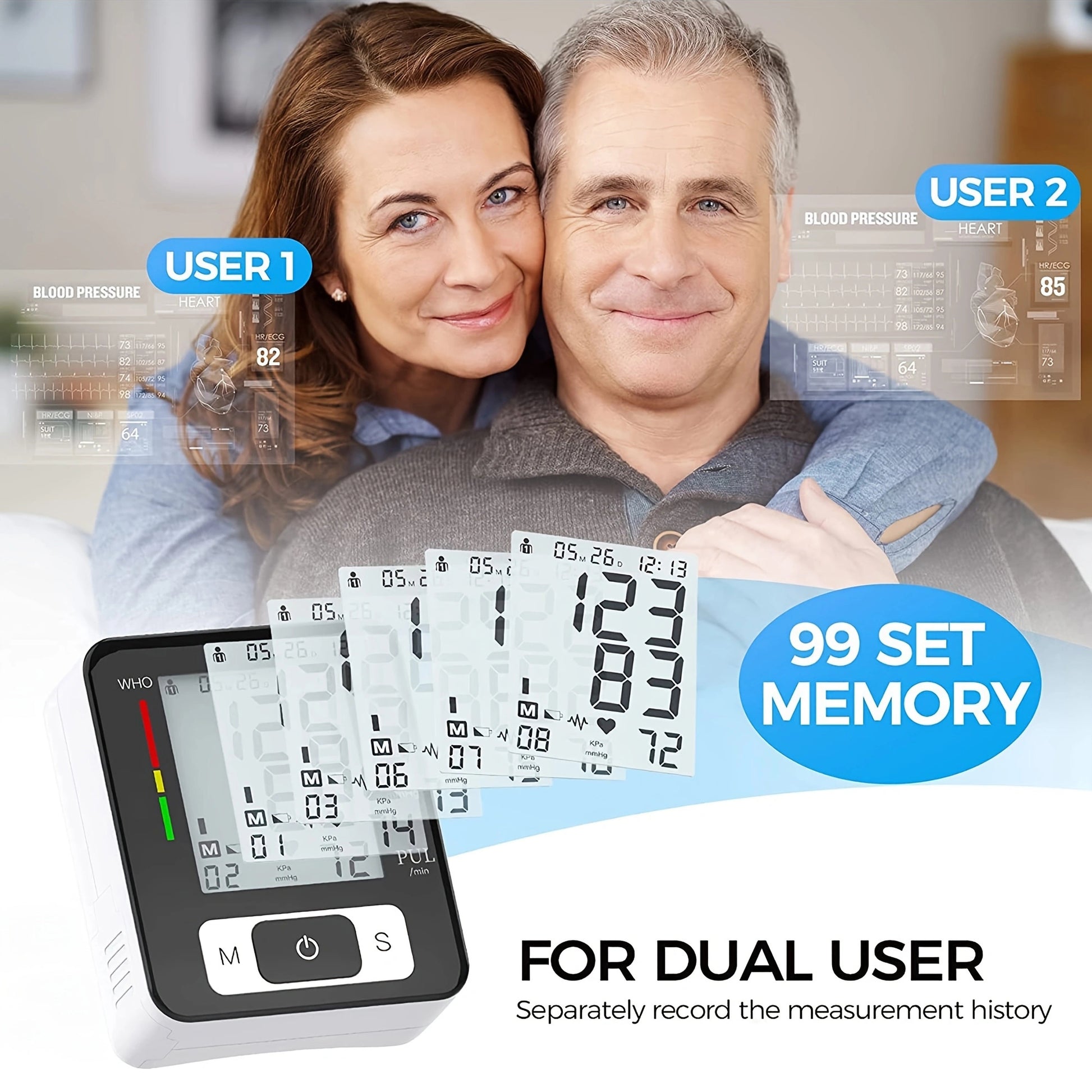 Wrist Blood Pressure Machine With Adjustable Wrist Cuff Beauty dealsniper-net