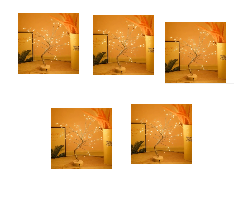 Led Copper Wire Light Bedroom Light Home dealsniper-net Rice grains 5PCS