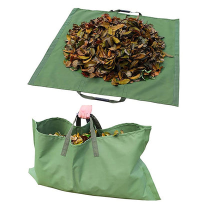 Garden Leaf Storage Outdoor Lawn Yard Waste Tarpaulin Garden dealsniper-net Green