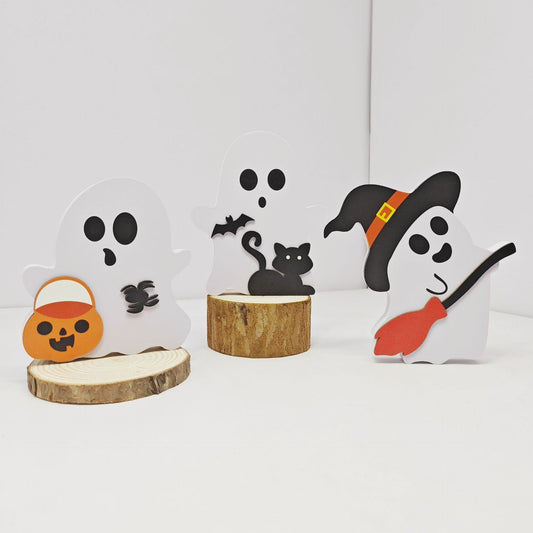 Holiday Party Creative Ghost Halloween Home Flowerpot Decoration