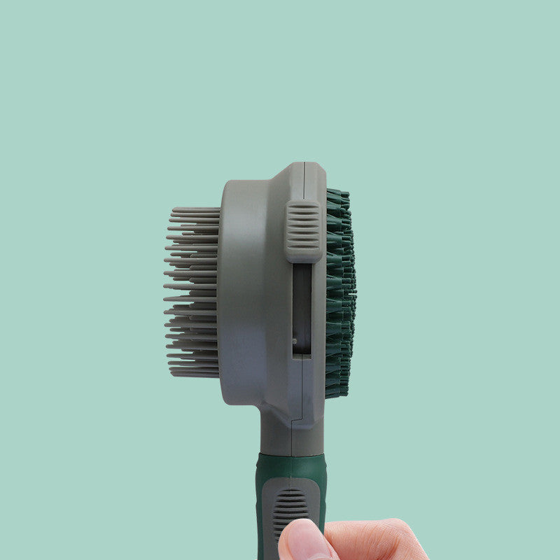 Pet Hair Removal Comb Cat Brush Self Cleaning Pets Gym From House