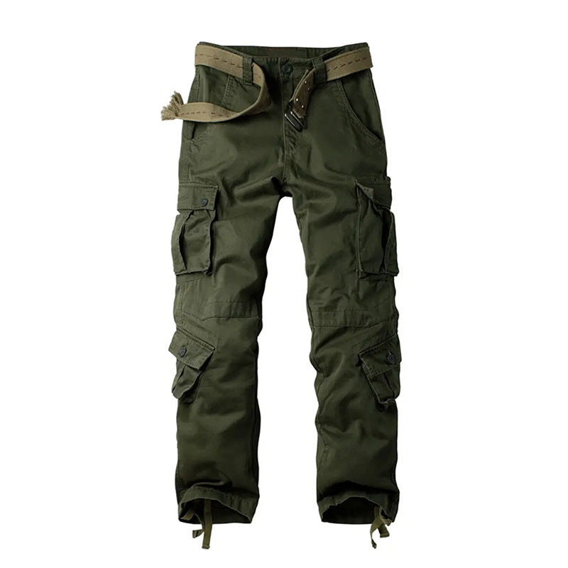 Men's Cargo Pants 3D Multi Pockets Loose Straight Leg Work Pants Men Gym From House