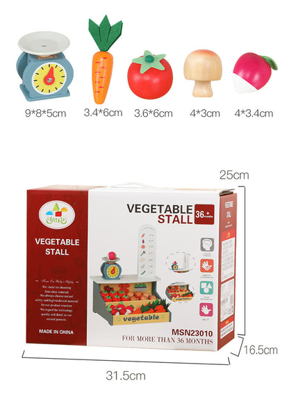 Vegetables Store Preschool Pretend Playset Toys Baby