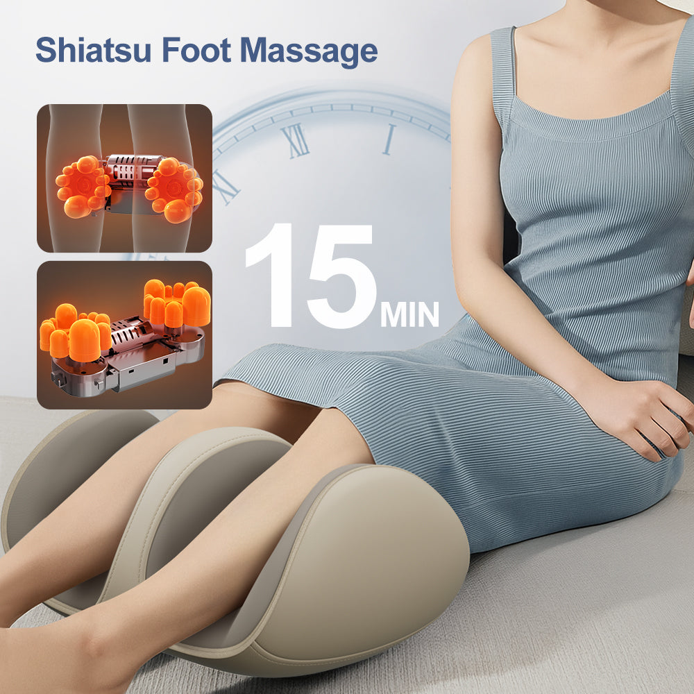 Shiatsu Foot Massager With Heat Kneading Calf Health dealsniper-net